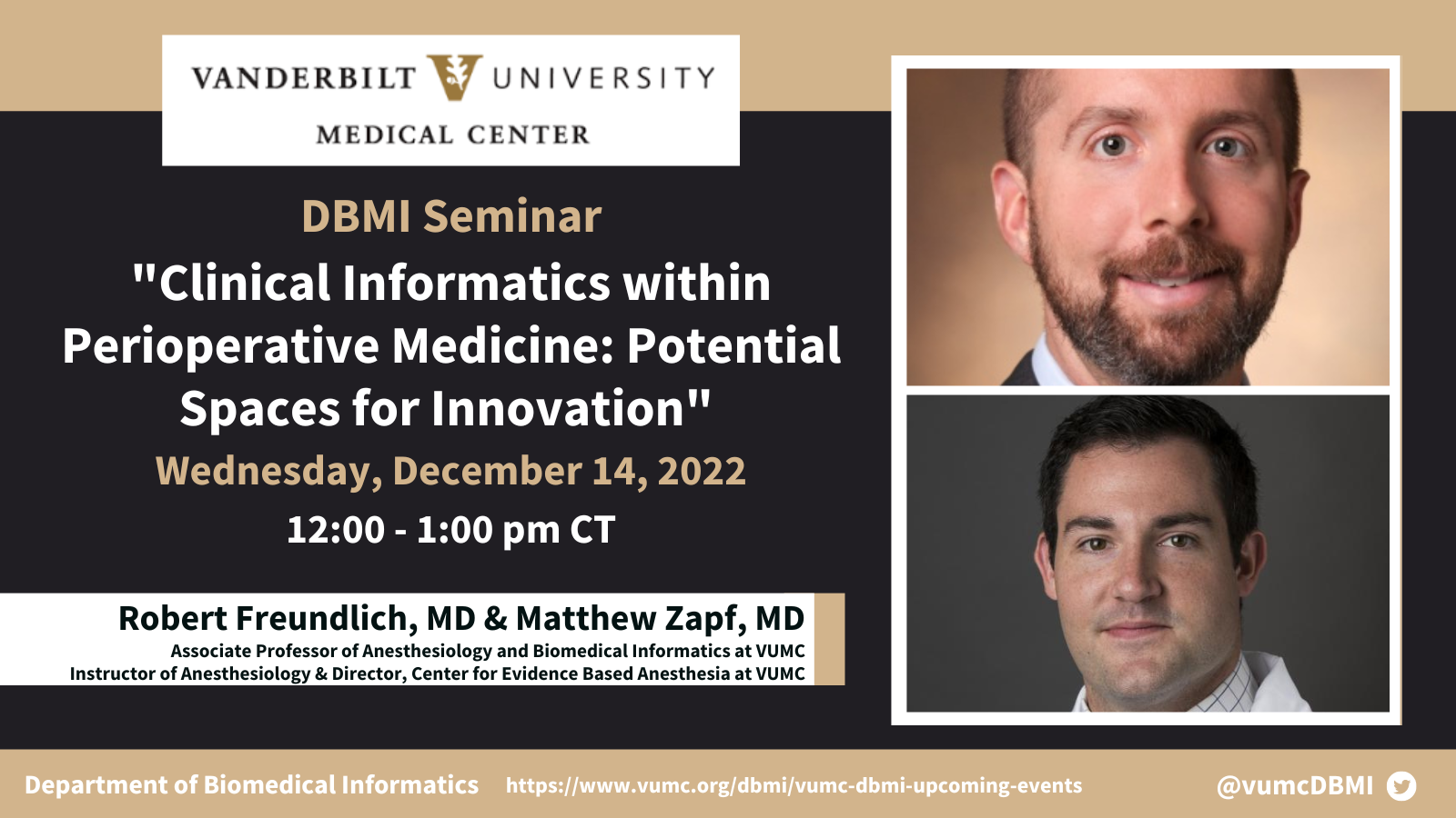 VUMC DBMI — Events | Department of Biomedical Informatics