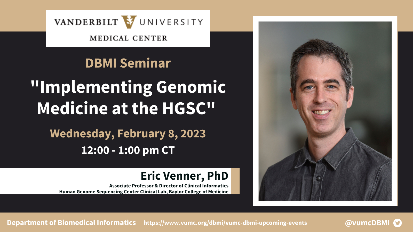 VUMC DBMI — Events | Department of Biomedical Informatics