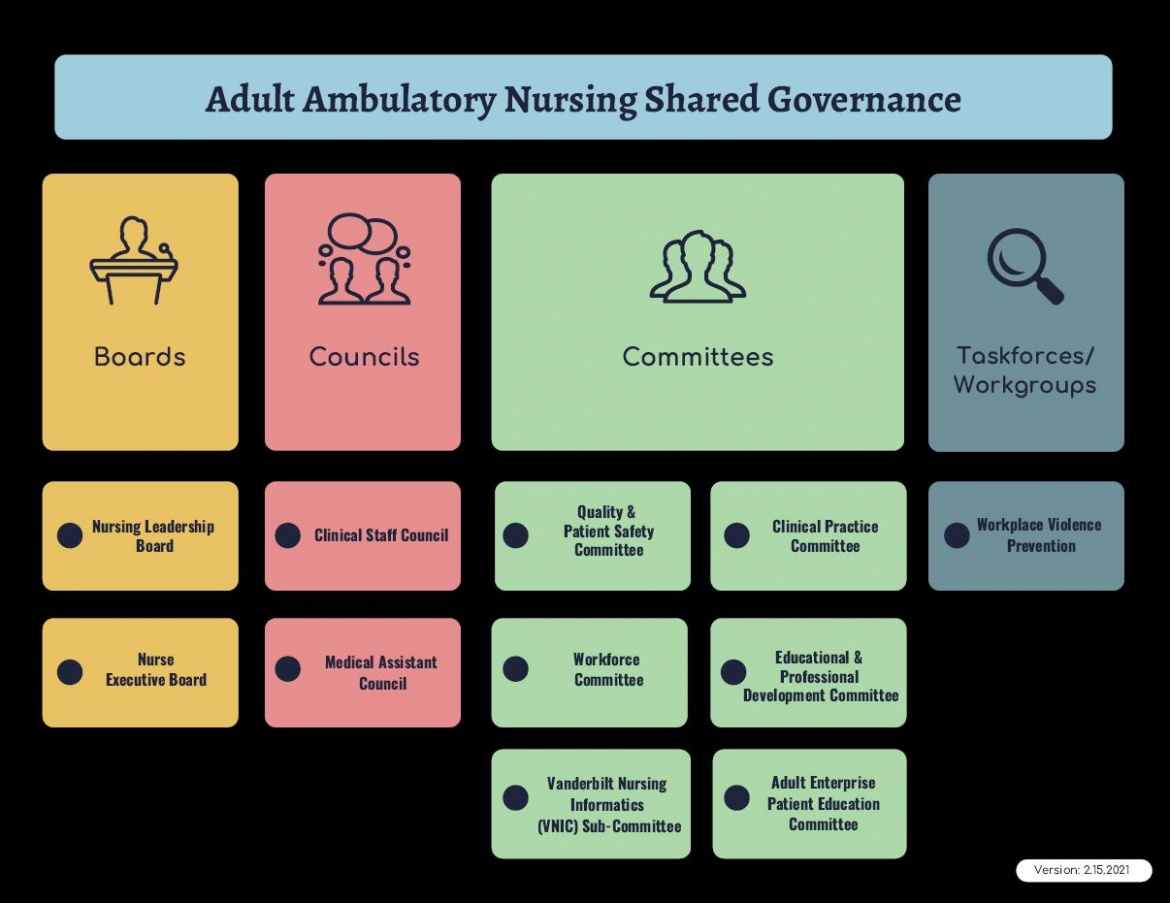 Ambulatory Nursing Shared Governance Vanderbilt Medical Group